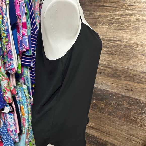 LOFT Black Fitted Backless Camisole Tank Top - Picture 2 of 7